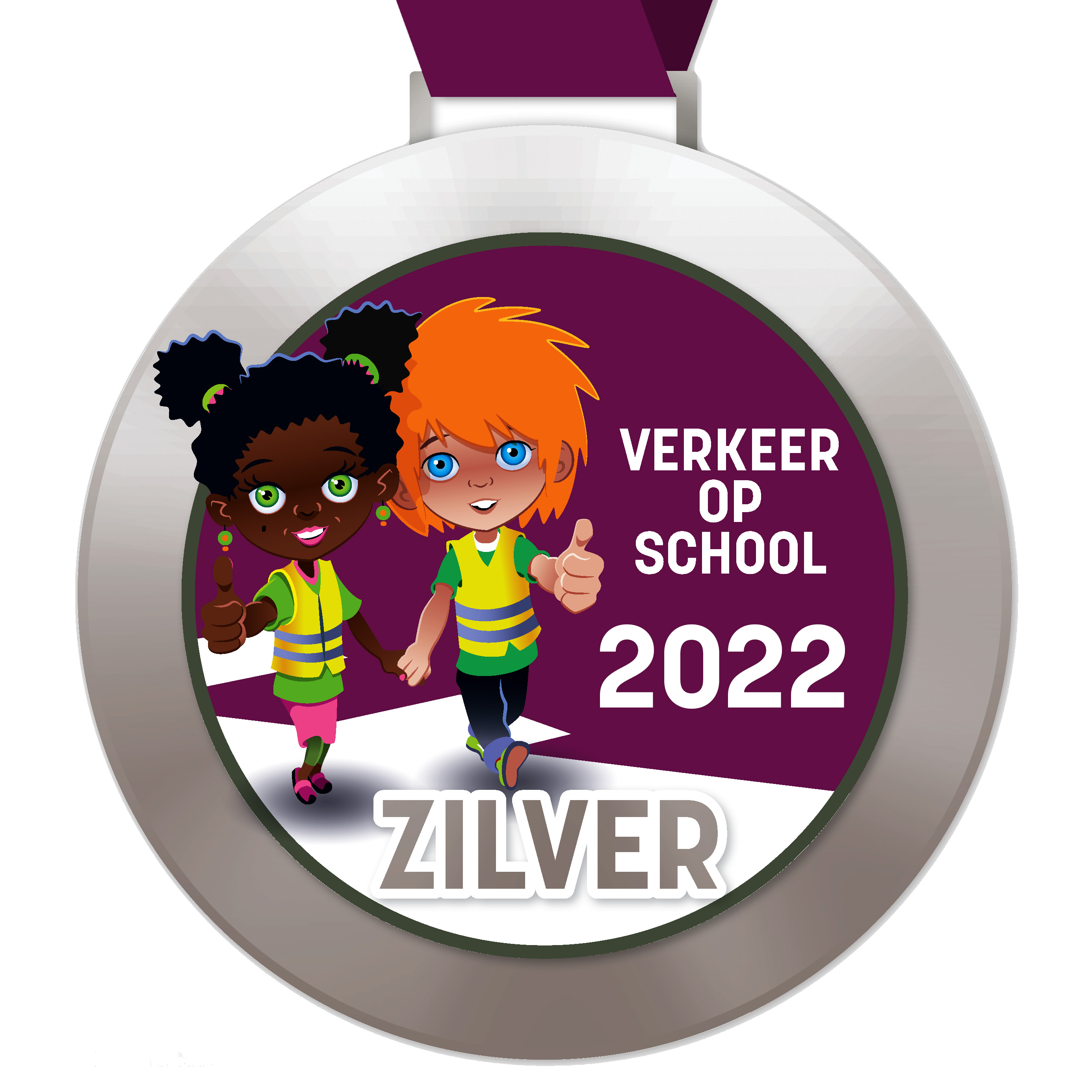 Digitale schoolpoortmedaille Zilver 2022